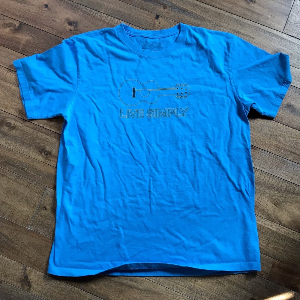Patagonia Mens Live Simply Tee (Blue)